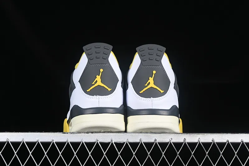 All categories Air Jordan Jordan series basketball shoes Air Jordan 4 Air Jordan 4 Retro "Vivid Sulfur" AJ4 Joe 4 White Thunder AQ9129-101